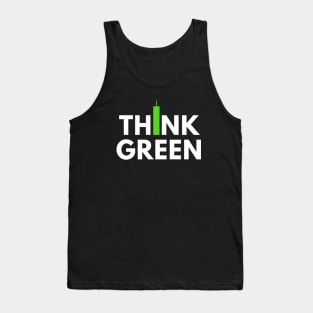 Think Green (Candle Stick) Tank Top